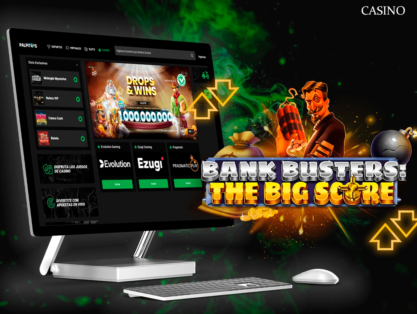 El Casino Palpitos es la mejor elección de los jugadores que prefieren las tragaperras o los juegos en vivo