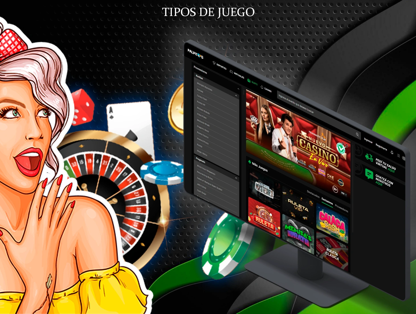 Tras registrarse en la plataforma Plapitos, tendrá a su disposición diferentes tipos de juegos